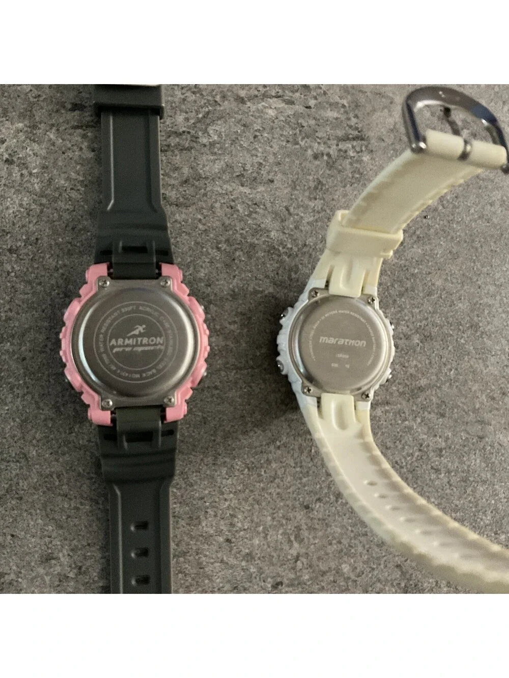 Pair Of Armitron & Marathon Digital Womens Watches Both Watches Run Great Bin I